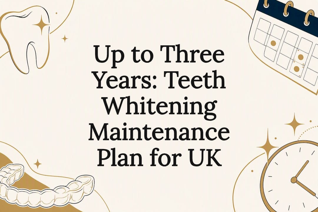 Up to Three Years: Teeth Whitening Maintenance Plan for UK